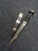 A Scottish dirk