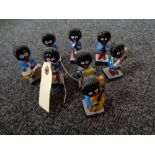 A set of eight Robertsons Golly band figures