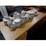 A large quantity of mid winter tea and dinner china