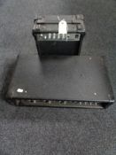 An Elevation EG-10J guitar amplifier together with a Nevada four channel mixer