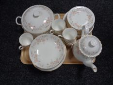 Fifty four pieces of Royal Albert All seasons tea and dinner china