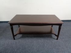 A Stag Minstrel two tier coffee table