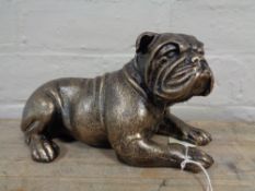A metal figure - Bulldog