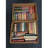 Two boxes of mid century books, works of Shakespeare,