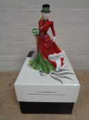 A Royal Doulton Pretty Ladies figure - Christmas Day 2006 HN 5209 with certificate and box