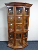 A colonial style display cabinet