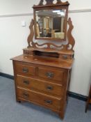 An Edwardian dressing chest