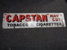 An early twentieth century Capstan cigarette enamelled sign