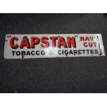 An early twentieth century Capstan cigarette enamelled sign