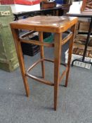 A bentwood bar stool