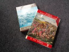 Two hard backed volumes - History of Northumberland volumes 2 & 4