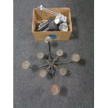 A box of iron candle holder,