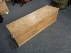 A pine under bed storage box