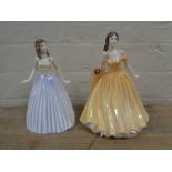 Two Royal Doulton Classics figures - Figure of the year 2003 Elizabeth HN 4426 & Happy Birthday