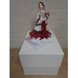 A Royal Doulton Pretty Ladies figure - Christmas Day 2008 HN 5209 with certificate and box