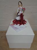 A Royal Doulton Pretty Ladies figure - Christmas Day 2008 HN 5209 with certificate and box