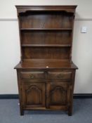 An oak Welsh dresser