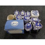 A tray of eleven pieces of Ringtons china, jugs,