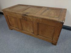 A 19th century blanket chest