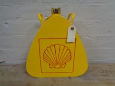 A Shell Oil can