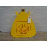 A Shell Oil can