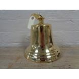 A brass ship's bell