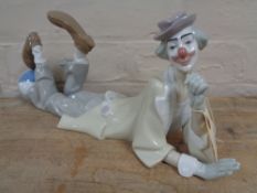 A Lladro figure - Clown with ball no.