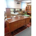 A mid 20th century teak dressing table