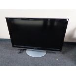 A Panasonic 37" LCD TV with remote