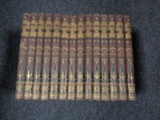 A box of fourteen antiquarian volumes The Imperial Dictionary