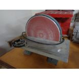 An Axminster disc sander