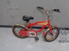 A boy's retro style bike
