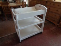 A Boori country collectables baby changing trolley