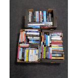 Three boxes of books - novels