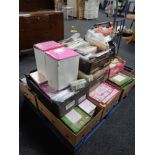 A pallet of a large quantity of greetings cards