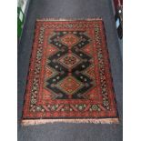 A Persian rug,