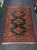 A Persian rug,