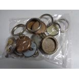 A bag of a quantity of pocket watches,