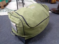 A Vango Eternity 600 tent in bag with pump