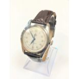 A gent's stainless steel Tudor Royal Shock Resisting centre seconds wristwatch,