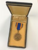 A United States Air Medal in case of issue