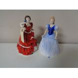 Two Royal Doulton figures - Charlotte HN 3658 and Pauline HN 3643