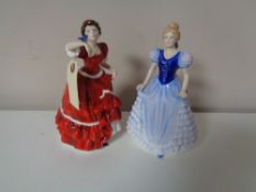 Two Royal Doulton figures - Charlotte HN 3658 and Pauline HN 3643