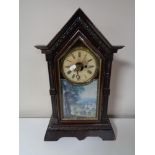 An antique American mantle clock