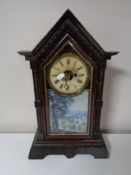 An antique American mantle clock