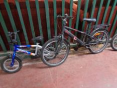A BMX bike and a child's Froza bike
