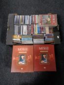 A box of assorted CD's, ABBA, classical etc,