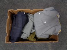 A box of military tunics