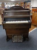 A continental oak pedal organ