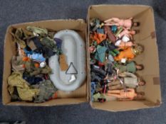 A large quantity of Action Man figures,